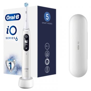 Электрическая зубная щетка Oral-B iO Series 6 iOM6.1A6.1K 3753 White Фото