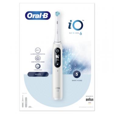 Электрическая зубная щетка Oral-B iO Series 6 iOM6.1A6.1K 3753 White Фото 1
