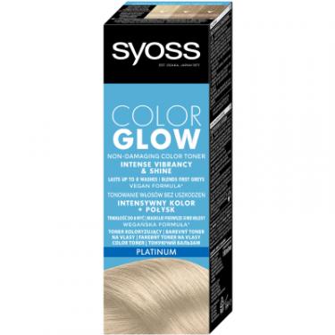 Оттеночный бальзам Syoss Color Glow Platinum - Платиновий Блондин 100 мл Фото 1