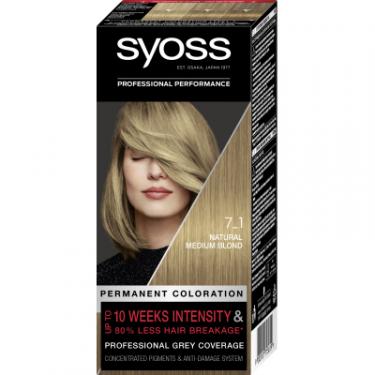 Краска для волос Syoss 7-1 Насичений Русявий 115 мл Фото