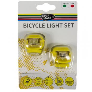 Комплект велофар Good Bike Silicone LED Yellow Фото 5