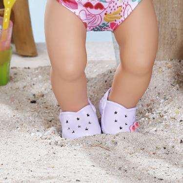 Аксессуар к кукле Zapf Взуття для ляльки Baby Born - Сандалії із значками Фото 2