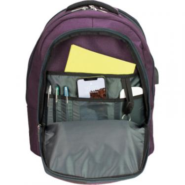Рюкзак школьный Cool For School 44x32x20 см 28 л Фиолетово-рожевий Фото 4