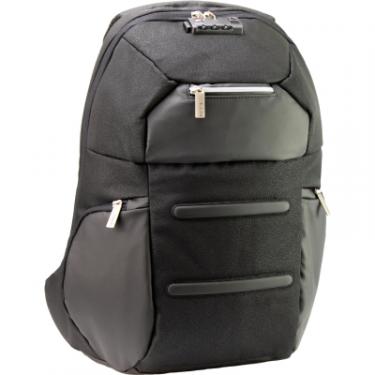 Рюкзак школьный Optima 18.5" USB Anti-Theft унісекс 0.7 кг 16-25 л Чорний Фото