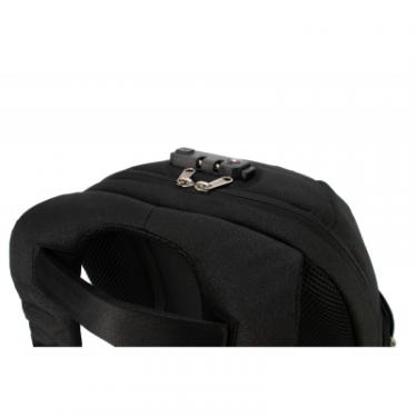 Рюкзак школьный Optima 18.5" USB Anti-Theft унісекс 0.7 кг 16-25 л Чорний Фото 5