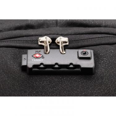 Рюкзак школьный Optima 18.5" USB Anti-Theft унісекс 0.7 кг 16-25 л Чорний Фото 6