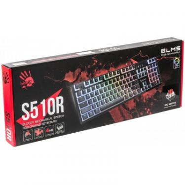 Клавиатура A4Tech Bloody S510R RGB BLMS Switch Red USB Pudding Black Фото 3