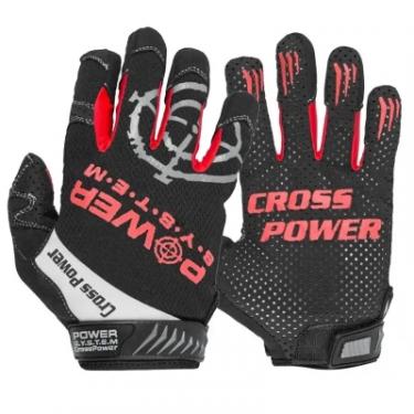 Перчатки для фитнеса Power System Cross Power PS-2860 Black/Red M Фото