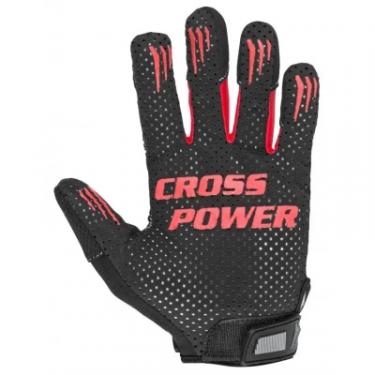 Перчатки для фитнеса Power System Cross Power PS-2860 Black/Red M Фото 3