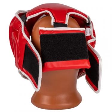 Боксерский шлем PowerPlay 3100 PU Червоний S Фото 2
