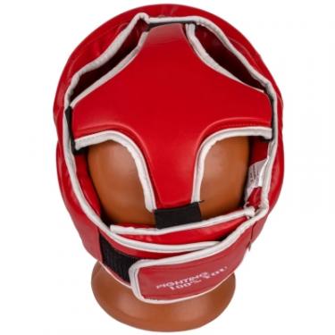 Боксерский шлем PowerPlay 3100 PU Червоний S Фото 3