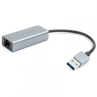 Адаптер PowerPlant USB3.0 to RJ45, 1000Mbps, 0.15m Фото