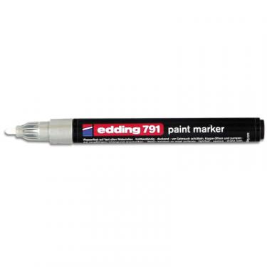 Маркер Edding для декоративних робіт Paint E-791 1-2 мм Білий Фото