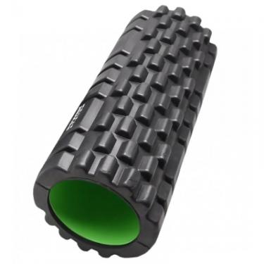 Масажный ролик Power System Fitness Foam Roller PS-4050 Black/Green Фото
