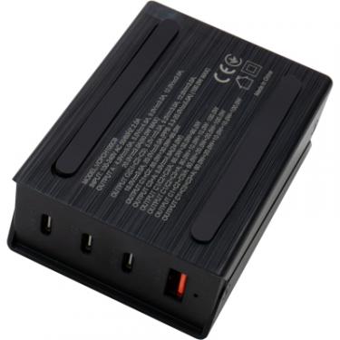 Зарядное устройство Vinga GaN 100W PD+QC 3C1A ports 1.2m Wired Charger Фото 4