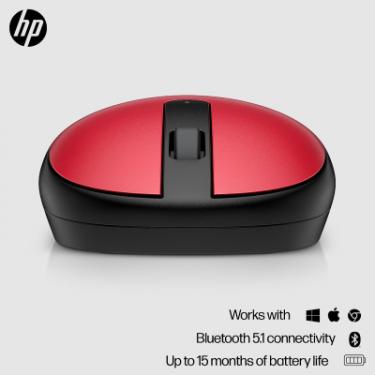 Мышка HP 240 Bluetooth Red Фото 6