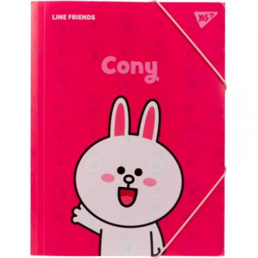 Папка на резинках Yes A4 Line Friends Cony Фото