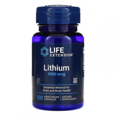 Витаминно-минеральный комплекс Life Extension Литий, 1000 мкг, Lithium, 100 вегетарианских капс Фото