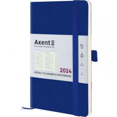Еженедельник Axent 2024 Partner Soft Diamond 125 х 195, синій Фото