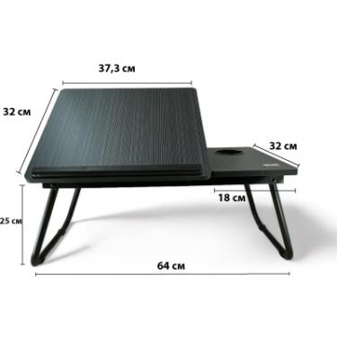 Столик для ноутбука XoKo до 22" Black Wood Фото 3