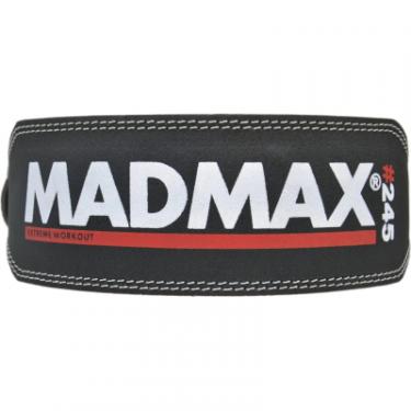 Атлетический пояс MadMax MFB-245 Full leather шкіряний Black XXL Фото 6