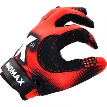 Перчатки для фитнеса MadMax MXG-101 X Gloves Black/Grey/Red XL Фото 9