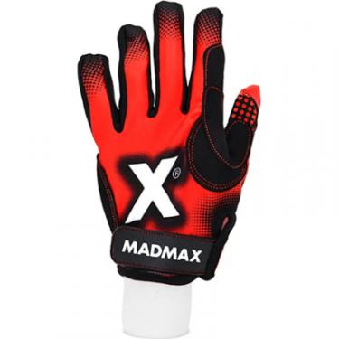 Перчатки для фитнеса MadMax MXG-101 X Gloves Black/Grey/Red XL Фото 1