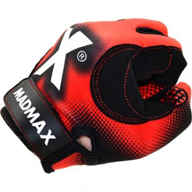 Перчатки для фитнеса MadMax MXG-101 X Gloves Black/Grey/Red XL Фото 5
