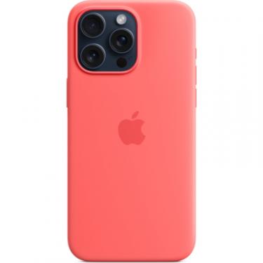 Чехол для мобильного телефона Apple iPhone 15 Pro Max Silicone Case with MagSafe Guava Фото 1