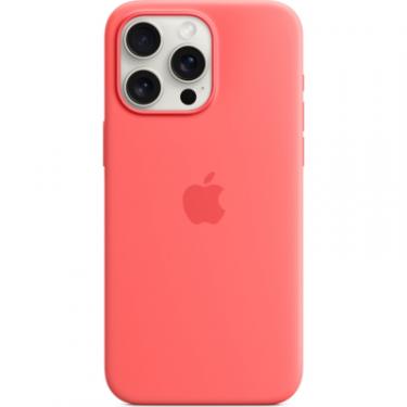 Чехол для мобильного телефона Apple iPhone 15 Pro Max Silicone Case with MagSafe Guava Фото 2