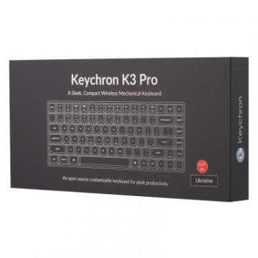 Клавиатура Keychron K3 PRO 84Key Gateron Red Hot-swap Low Profile QMK Фото 12