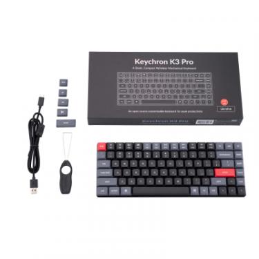 Клавиатура Keychron K3 PRO 84Key Gateron Red Hot-swap Low Profile QMK Фото 1