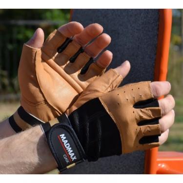 Перчатки для фитнеса MadMax MFG-248 Clasic Brown XL Фото 9