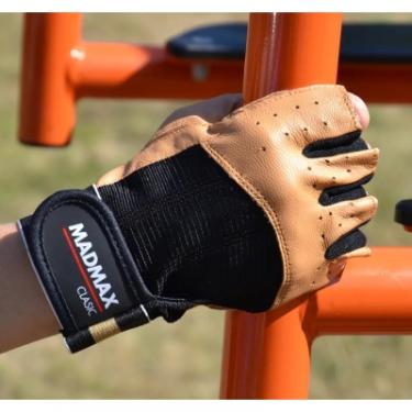Перчатки для фитнеса MadMax MFG-248 Clasic Brown XL Фото 8