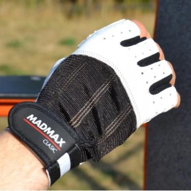 Перчатки для фитнеса MadMax MFG-248 Clasic White XXL Фото 1