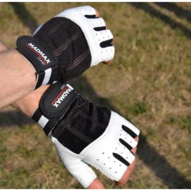 Перчатки для фитнеса MadMax MFG-248 Clasic White XXL Фото 5