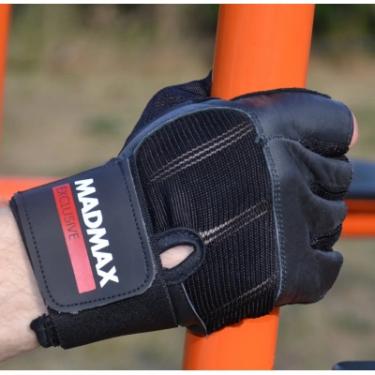 Перчатки для фитнеса MadMax MFG-269 Professional Exclusive Black S Фото 4
