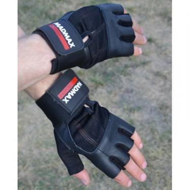 Перчатки для фитнеса MadMax MFG-269 Professional Exclusive Black S Фото 5