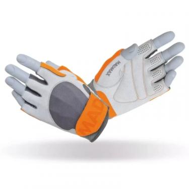 Перчатки для фитнеса MadMax MFG-850 Crazy Grey/Orange L Фото