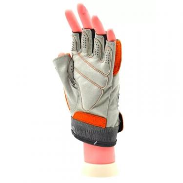 Перчатки для фитнеса MadMax MFG-850 Crazy Grey/Orange L Фото 2