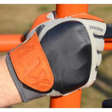 Перчатки для фитнеса MadMax MFG-850 Crazy Grey/Orange L Фото 6