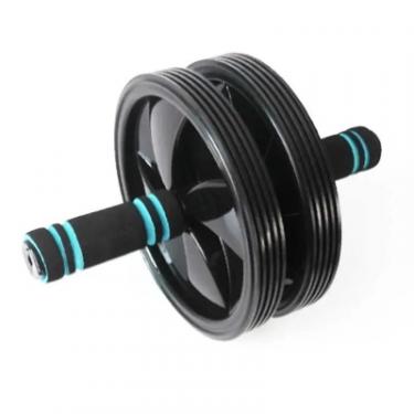 Ролик для пресса U-Powex Ab wheel with mat d18.5cm Black Фото 6