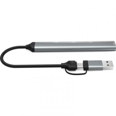 Концентратор Dynamode 5-in-1 USB Type-C/Type-A to 1хUSB3.0, 2xUSB 2.0, c Фото 1