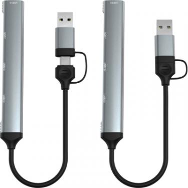 Концентратор Dynamode 5-in-1 USB Type-C/Type-A to 1хUSB3.0, 2xUSB 2.0, c Фото 4
