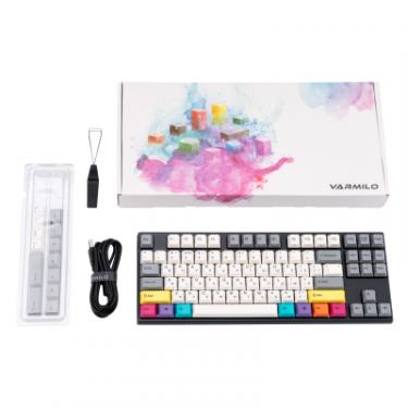 Клавиатура Varmilo VEM87 CMYK 87Key EC V2 Sakura USB UA White LED Bla Фото 1