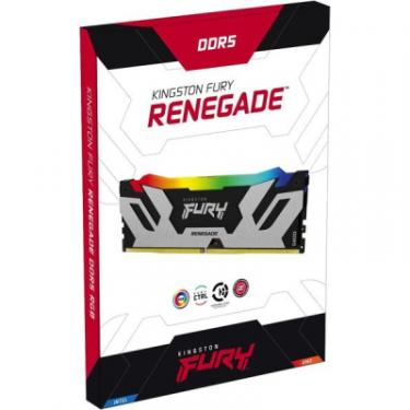 Модуль памяти для компьютера Kingston Fury (ex.HyperX) DDR5 16GB 6000 MHz Renegade RGB Фото 3