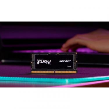 Модуль памяти для ноутбука Kingston Fury (ex.HyperX) SoDIMM DDR5 16GB 5600 MHz Impact Фото 6