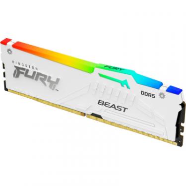 Модуль памяти для компьютера Kingston Fury (ex.HyperX) DDR5 32GB 5600 MHz Beast White RGB Фото 2