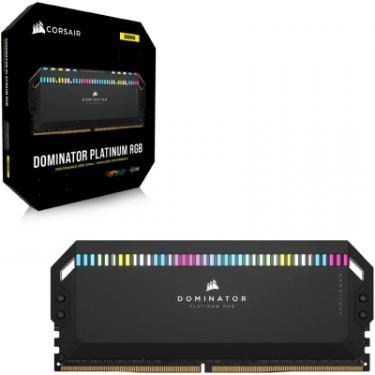 Модуль памяти для компьютера Corsair DDR5 64GB (2x32GB) 6600 MHz Dominator Platinum RGB Фото 4