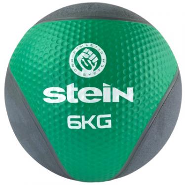 Медбол Stein Чорно-зелений 6 кг Фото